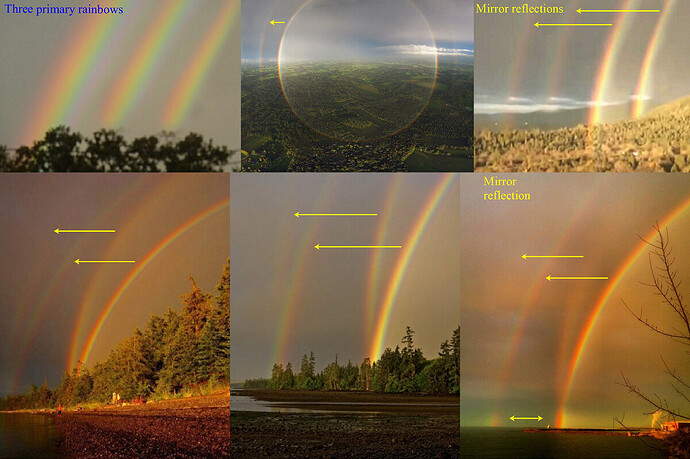 mirror rainbows
