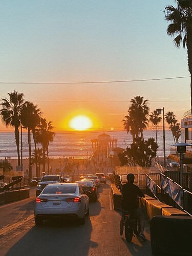 Los Angeles beach landscape photos
